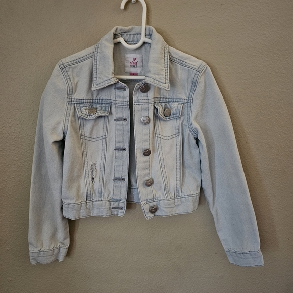 YMI Kids Light Wash Denim Jacket - Picture 1 of 5